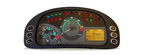 Transport Instrument Cluster silicone rubber keypad